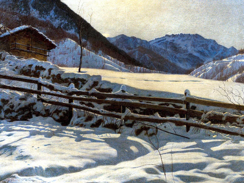 1879-Matteo Olivero - Solitudine, 1908